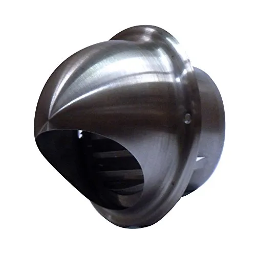 Airflow 52644601 Presa Aria Inox Tonda 150 mm con Feritoie