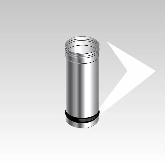 AMR Top Coax Pellet prolunga regolabile 0-25 mm coassiale