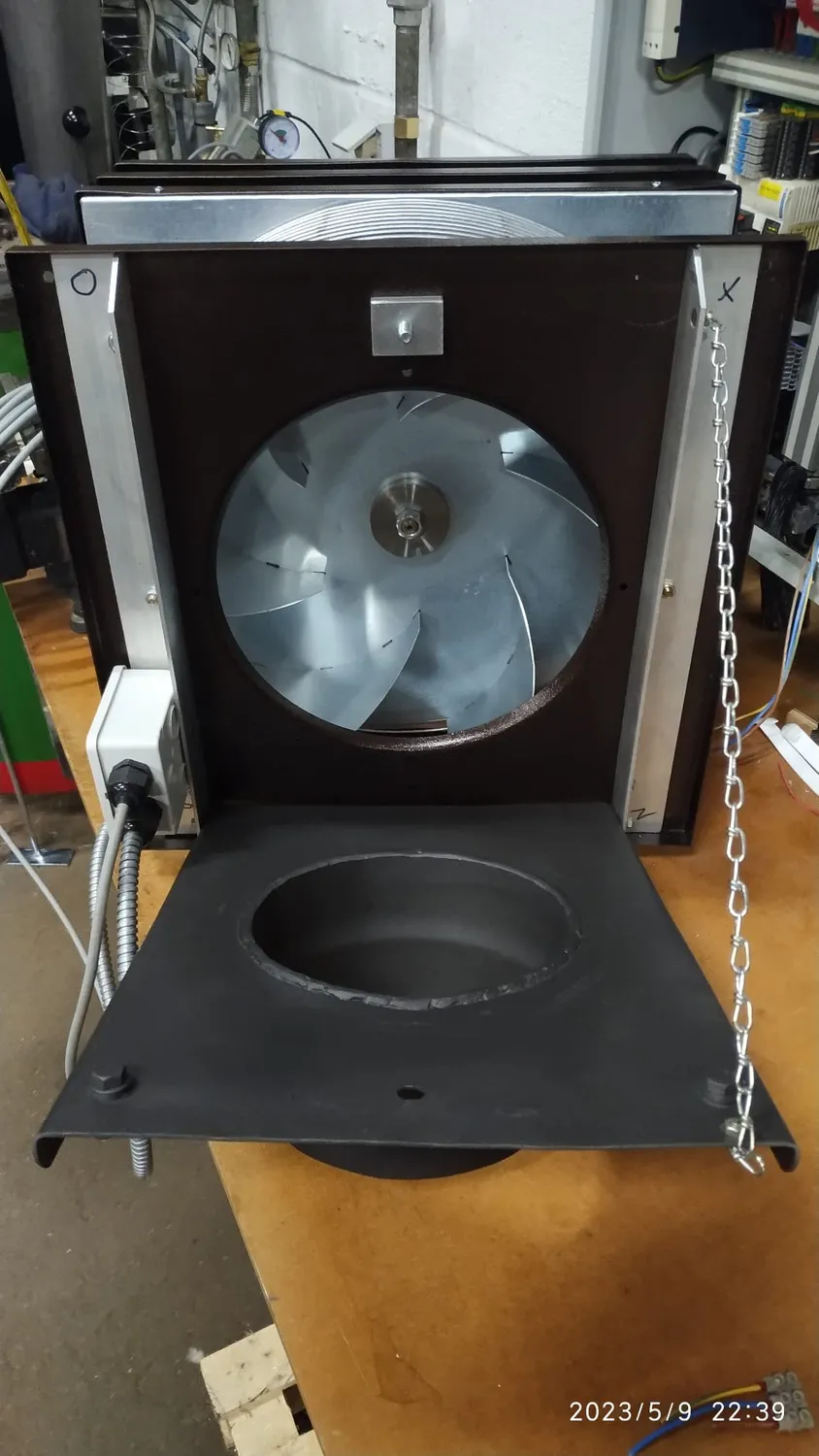 Gemi Aspiratore Camino Professionale 20 cm Tondo 700°C