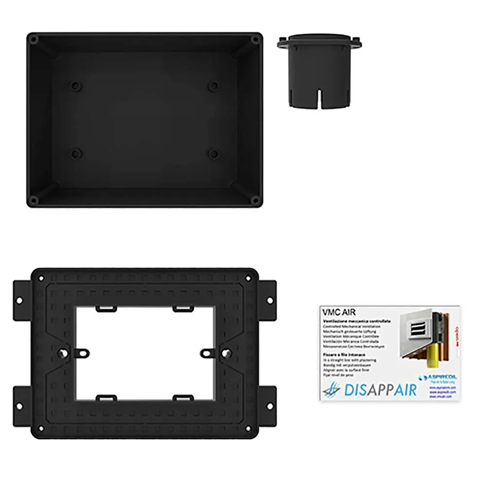 Disappair 503 scatola bocchetta VMC placche elettriche 163x123