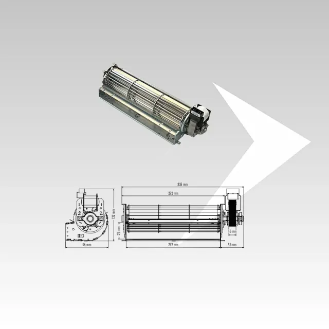 Trial TAS27B-112-D1 ventilatore tangenziale 272 mm