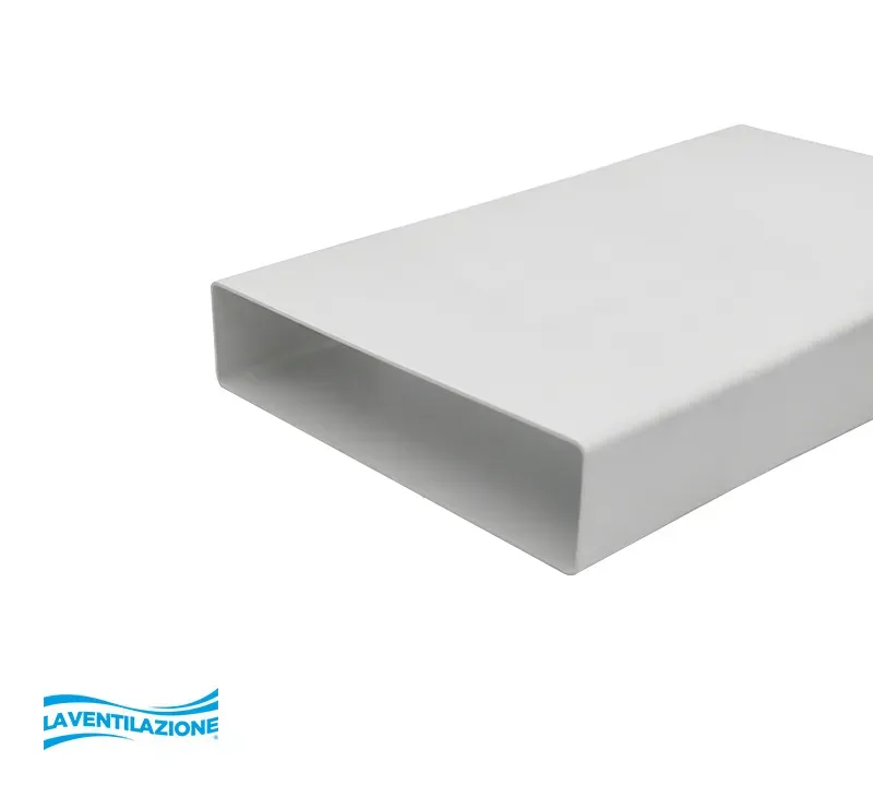 La Ventilazione Tubo Rettangolare PVC 220x55 mm Aerazione