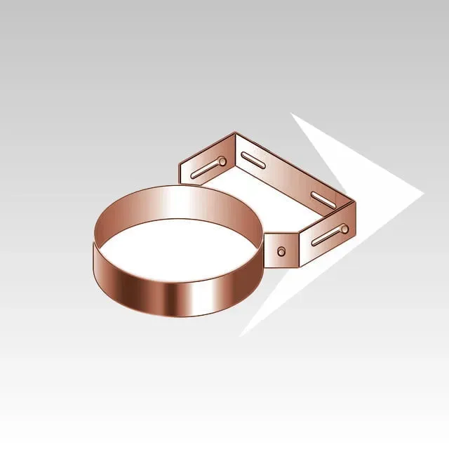 AMR Top DP25 collare a muro rame-coibentato