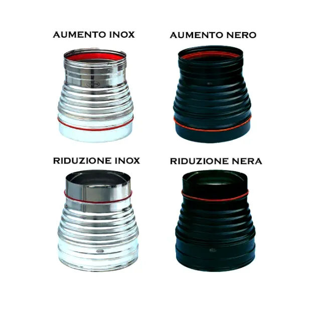 Piemme aumento riduzione canna fumaria inox 5/10