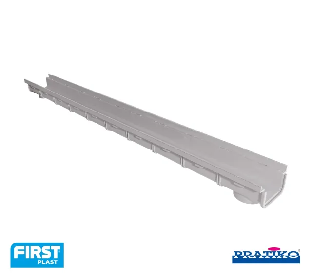La Ventilazione Canale 100 Basso h 55 mm Modulare PVC