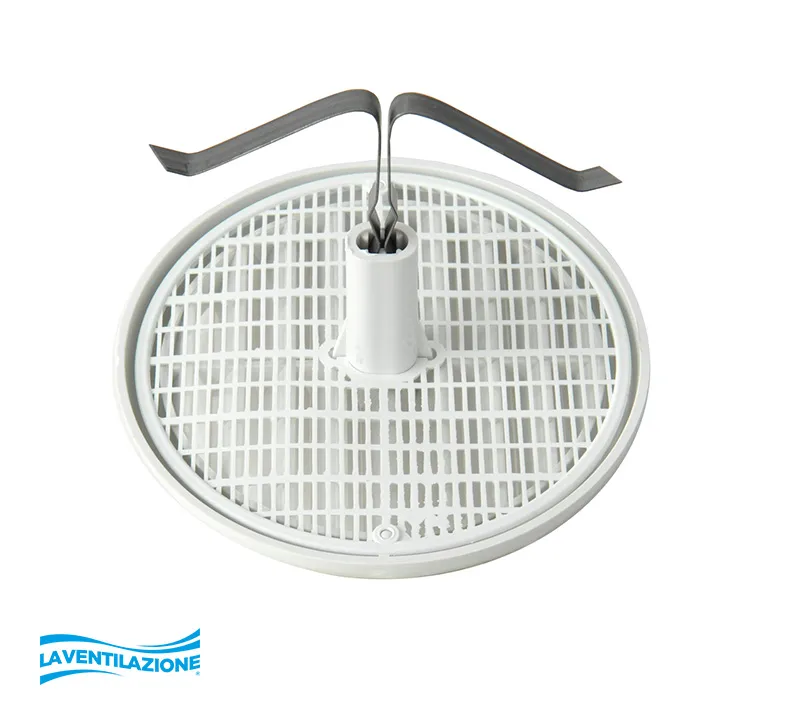La Ventilazione Griglia tonda universale fori 40-160 mm aerazione