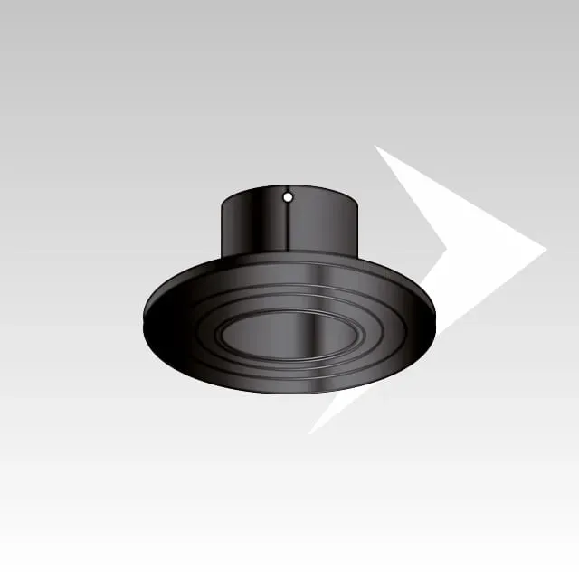 AMR Top Fertop F2L20 raccordo parete rosone nero legna
