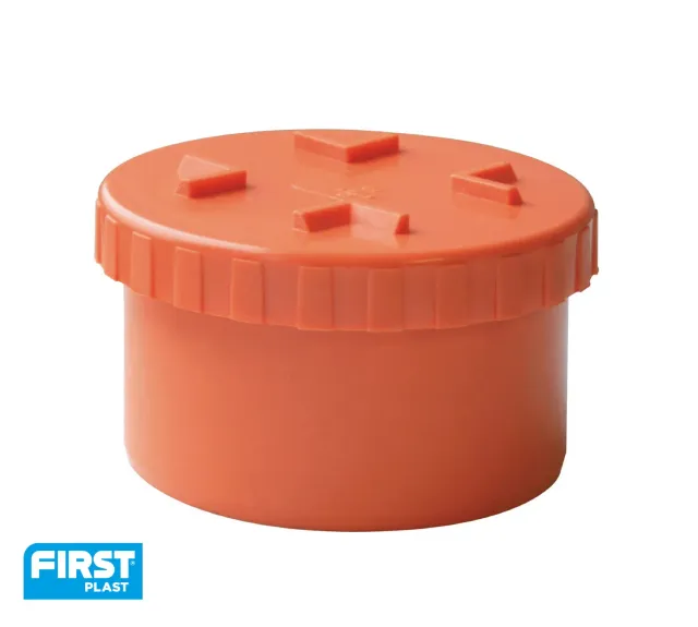 La Ventilazione Tappo a vite per ispezione arancio