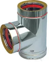 Piemme Doppia Parete SP 25 mm Deviazione Camino Coibentata