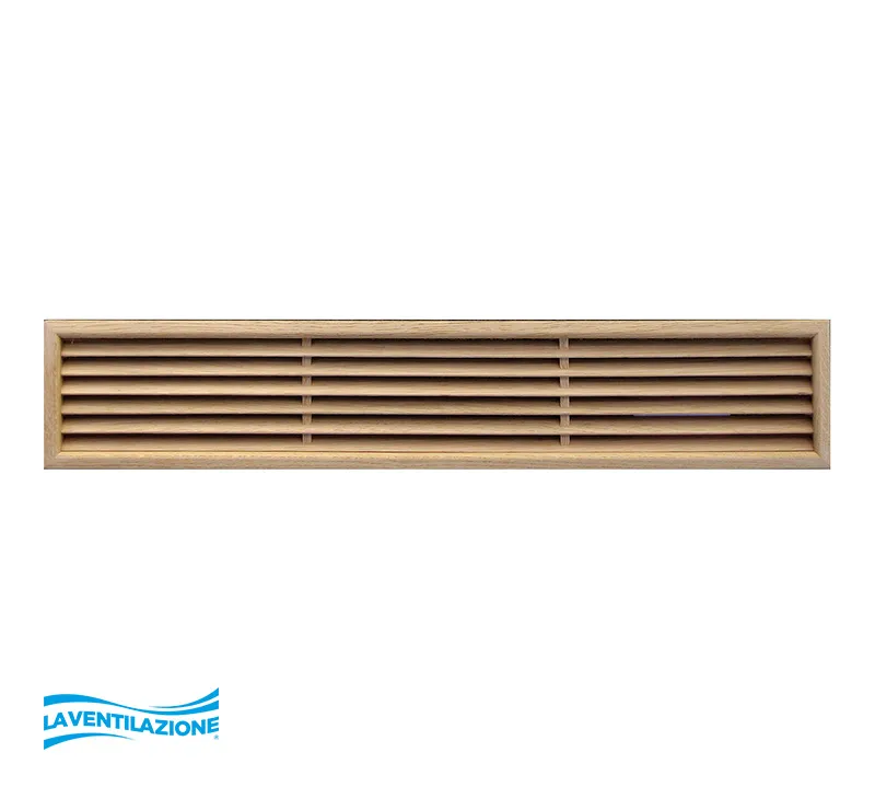 La Ventilazione Linea Wood Griglia Legno Alette Inclinate