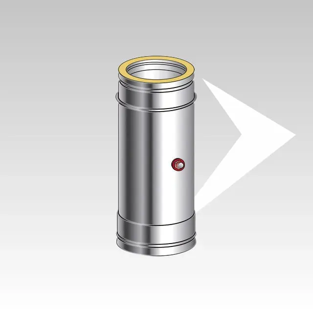 AMR Top DP DPC112 elemento prelievo fumi doppia parete 10 mm