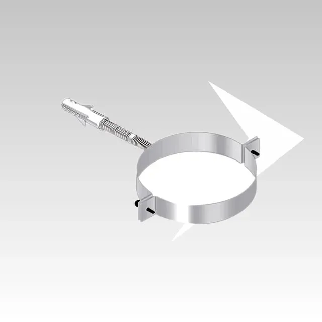 AMR Top DP Air DPA1040 collare a muro con tassello inox