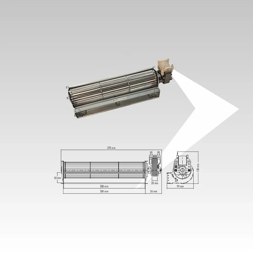 Fergas 113722-D1 ventilatore tangenziale ventola 300 mm