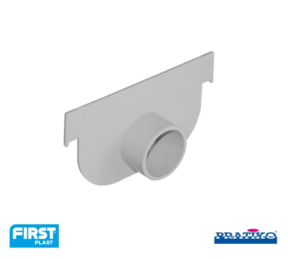 La Ventilazione Canale 130 basso testata PVC h 75 mm
