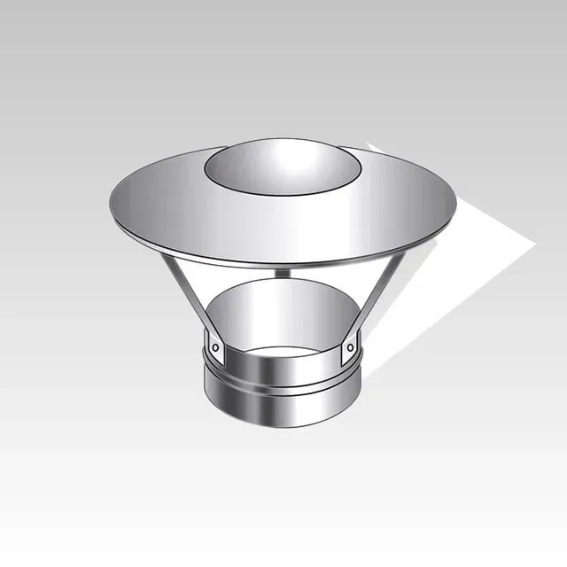 AMR Top SP123 cappello cinese inox monoparete senza fascetta