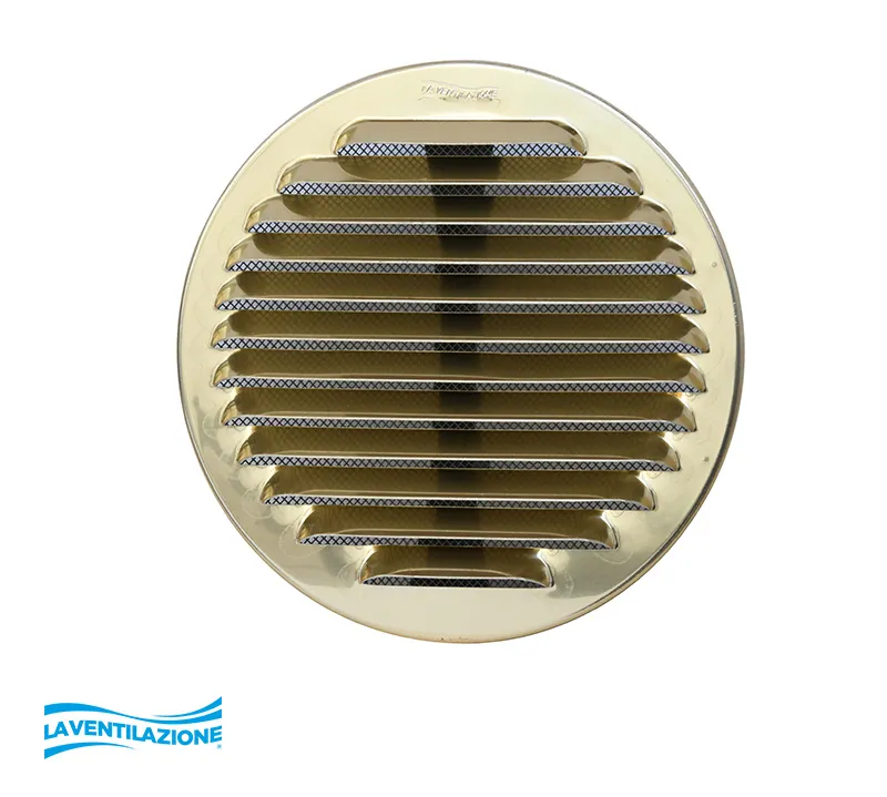 La Ventilazione Griglia Tonda Universale Fori 80-140 mm