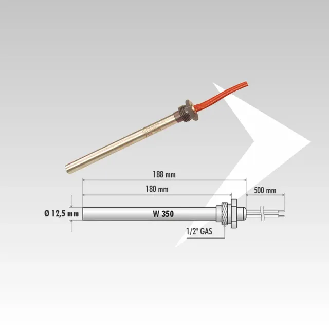 AMR Top ELD60035 candeletta 1/2" 350W 188 mm