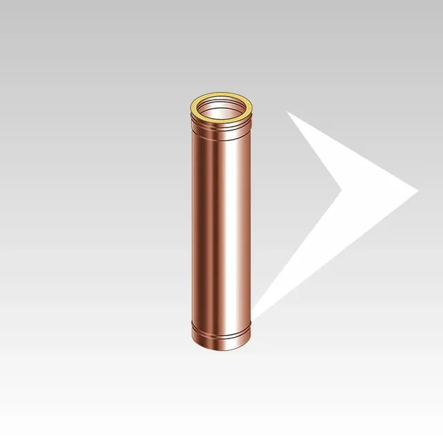 AMR Top DPR2502 tubo doppia parete 0,50 m coibentato 25 mm