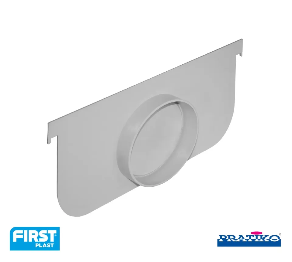La Ventilazione Testata PVC Canale 400 Basso H175 mm