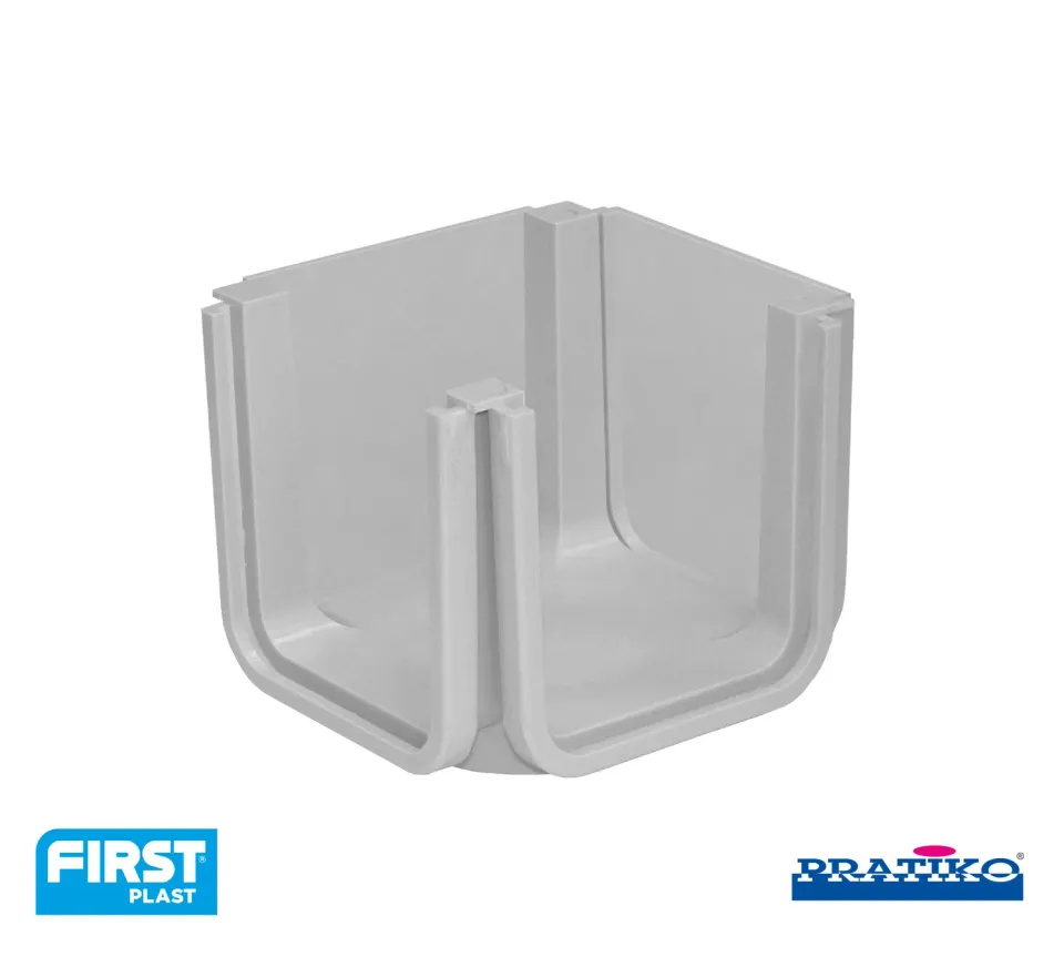 La Ventilazione Giunto 4 Vie PVC Canale 100 Alto
