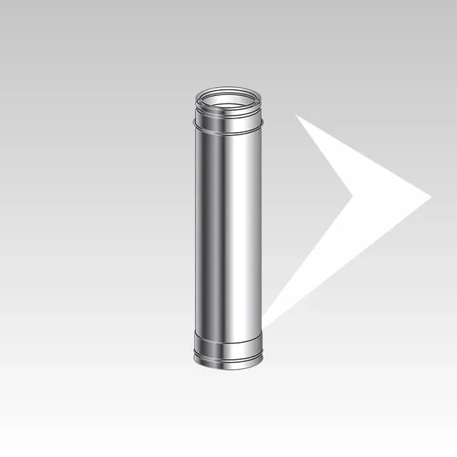 AMR Top DPA102 tubo lineare 1 m doppia parete inox coassiale