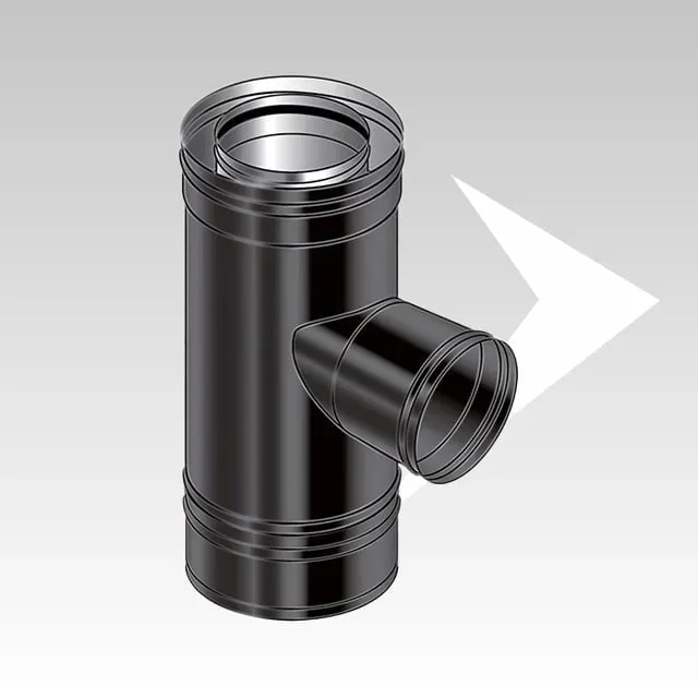 AMR Top Coax Pellet CXPB42 raccordo a T 90° femmina