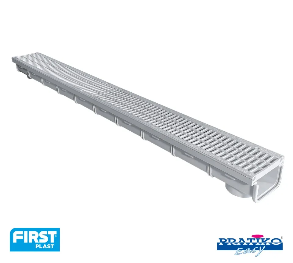 La Ventilazione Canale 100 Easy basso drenaggio PP griglia