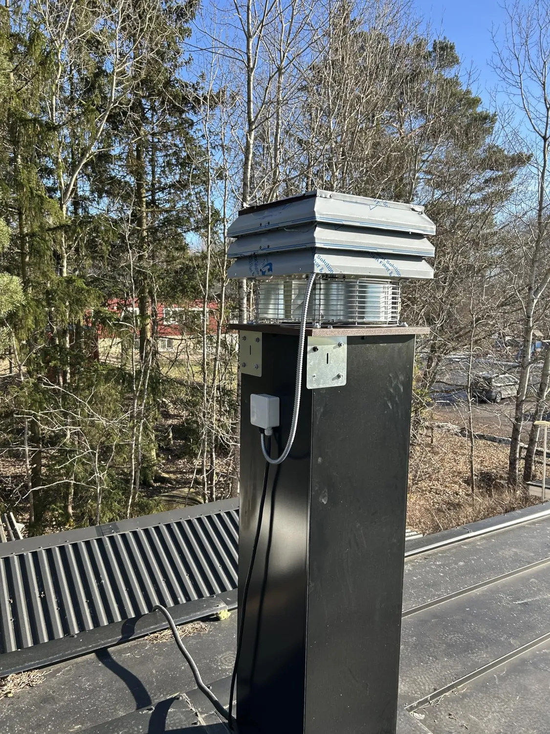 Gemi Aspiratore Camino Professionale 20 cm Tondo 700°C