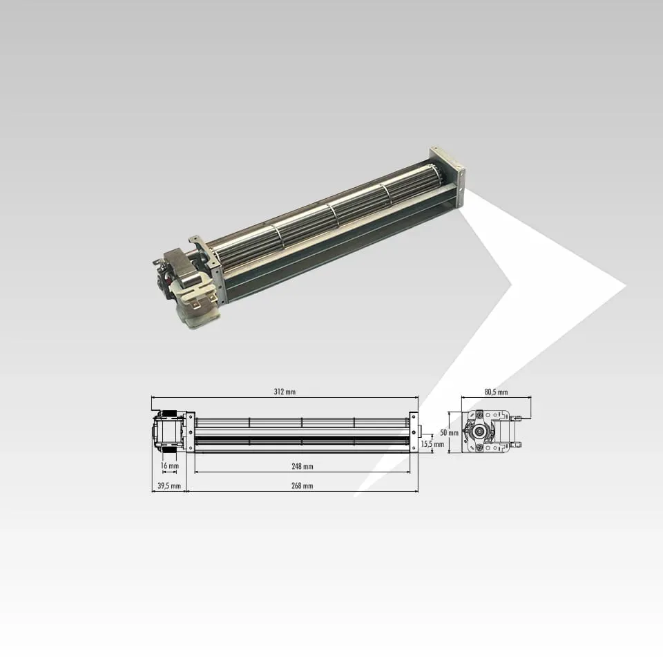 AMR Top Trial THS25B3-002KK-S7 ventilatore tangenziale 248 mm