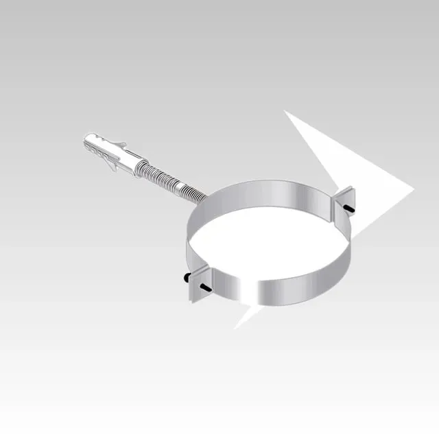 AMR Top CXP23 collare a muro con tassello inox