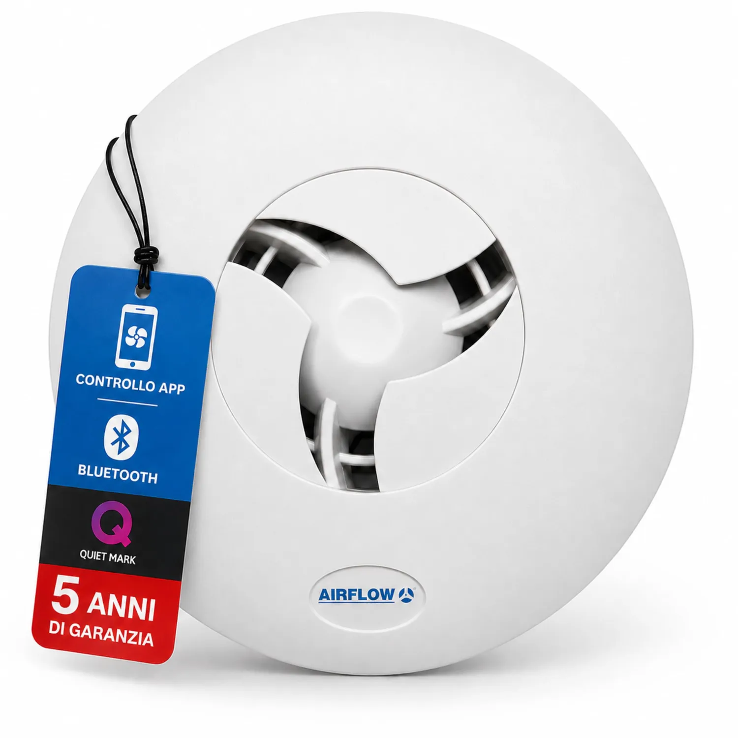 Airflow iCONsmart 15 MST Aspiratore Bagno 100 mm PIR Timer