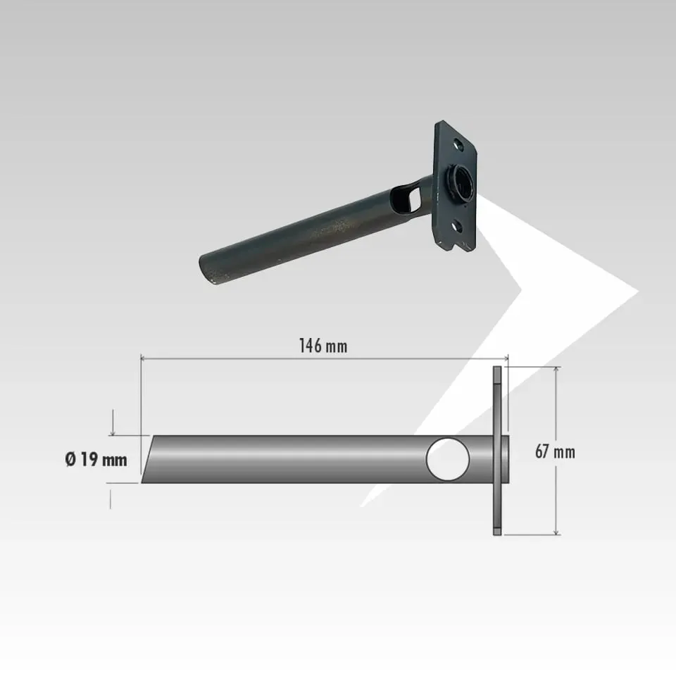 AMR Top PS 13 RIK tubo convogliatore aria 19mm