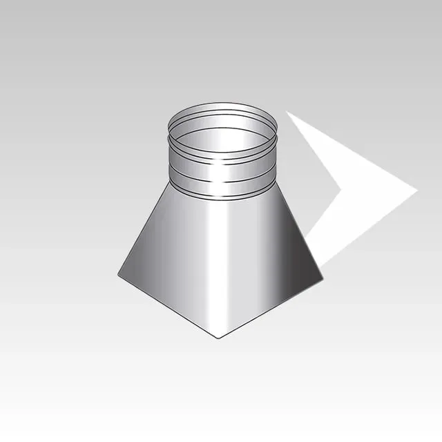 AMR Top SP SP177 riduzione quadro-tonda inox 316L