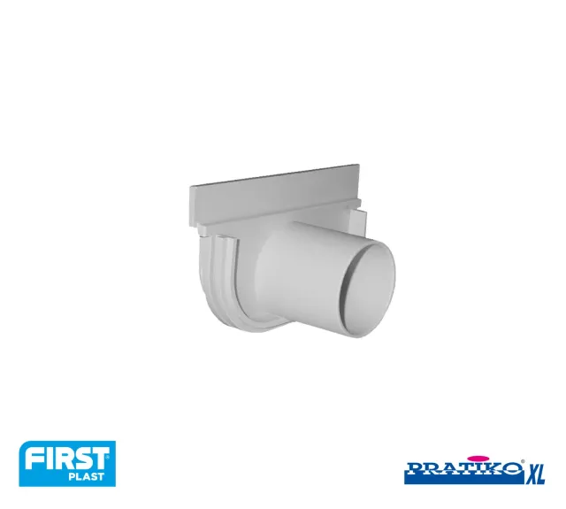 La Ventilazione 130XL testata PP canale basso h 100 mm