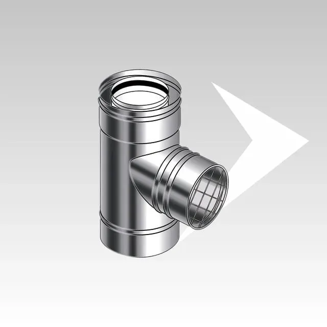 AMR Top CXP09 elemento ventilazione coassiale PP-inox
