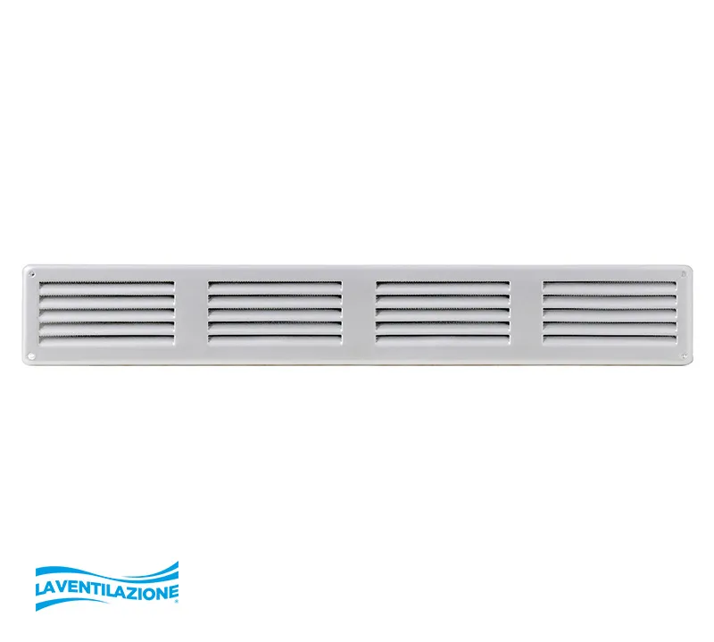 La Ventilazione Griglia rettangolare 400x60 mm da sovrapporre