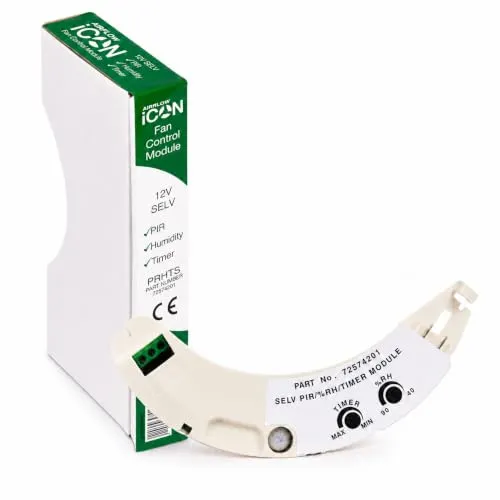 Airflow iCON PRHTS modulo timer umidità PIR aspiratore 12V