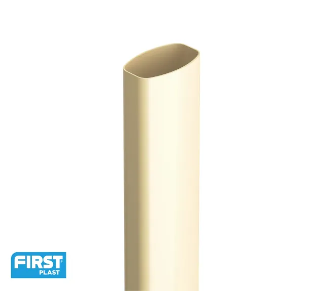 La Ventilazione Tubo pluviale ovale 92x57 mm PVC