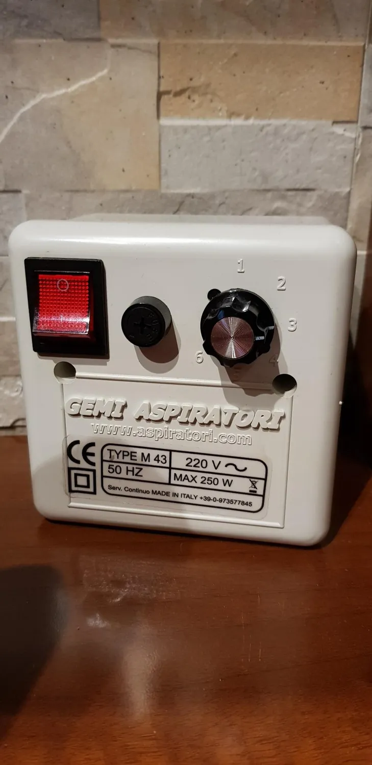 Gemi Aspiratore Camino Base 6 Velocità 2500 m3/h
