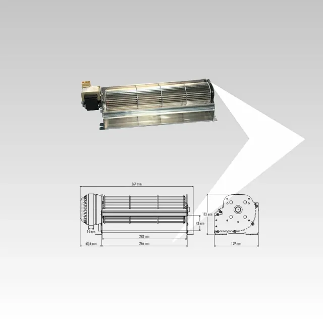 AMR Top Trial 8A137B-005 Ventilatore Tangenziale 370 mm