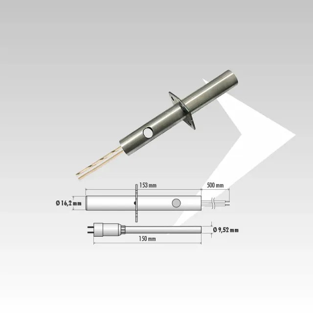 AMR Top ELK60021 candeletta accensione pellet 16,2 mm 230W