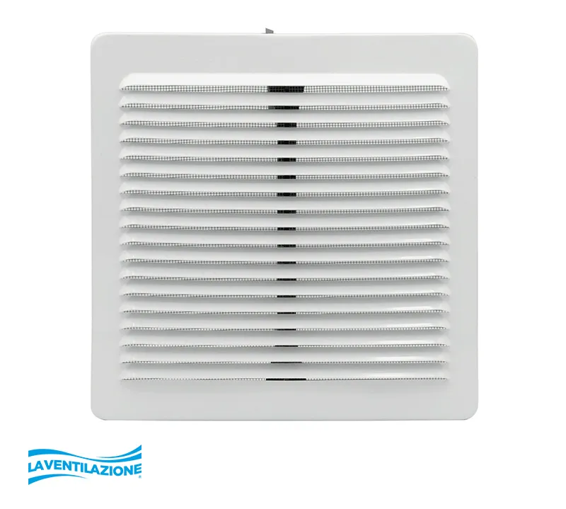 La Ventilazione Griglia universale fori 100-160 mm quadra