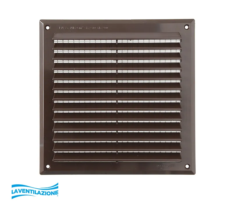 La Ventilazione Griglia quadrata 227x227 mm a sovrapporre