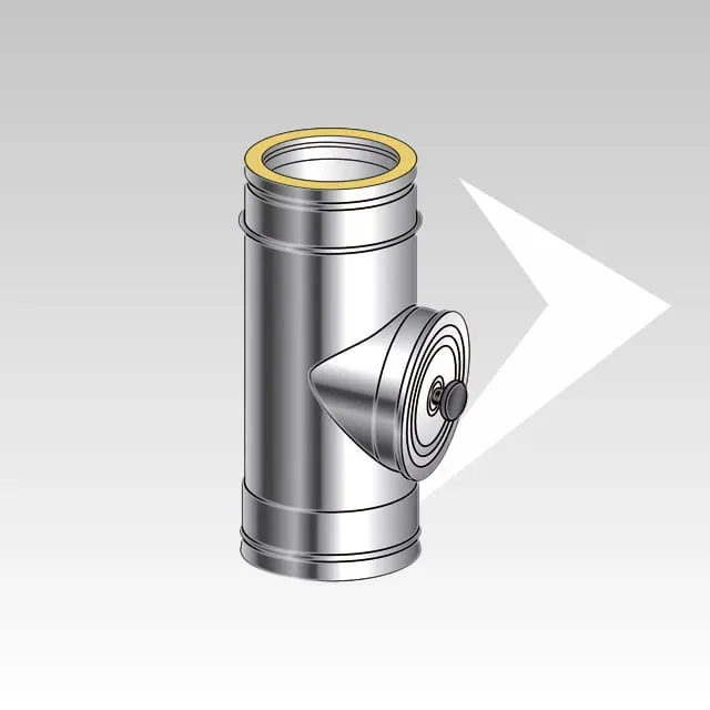AMR Top DP DPC111 elemento a T ispezione doppia parete T 200°