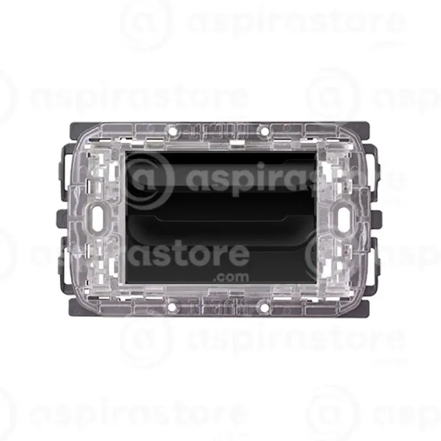 Disappair 503 Griglia VMC per Bticino LivingLight Nero Satinato