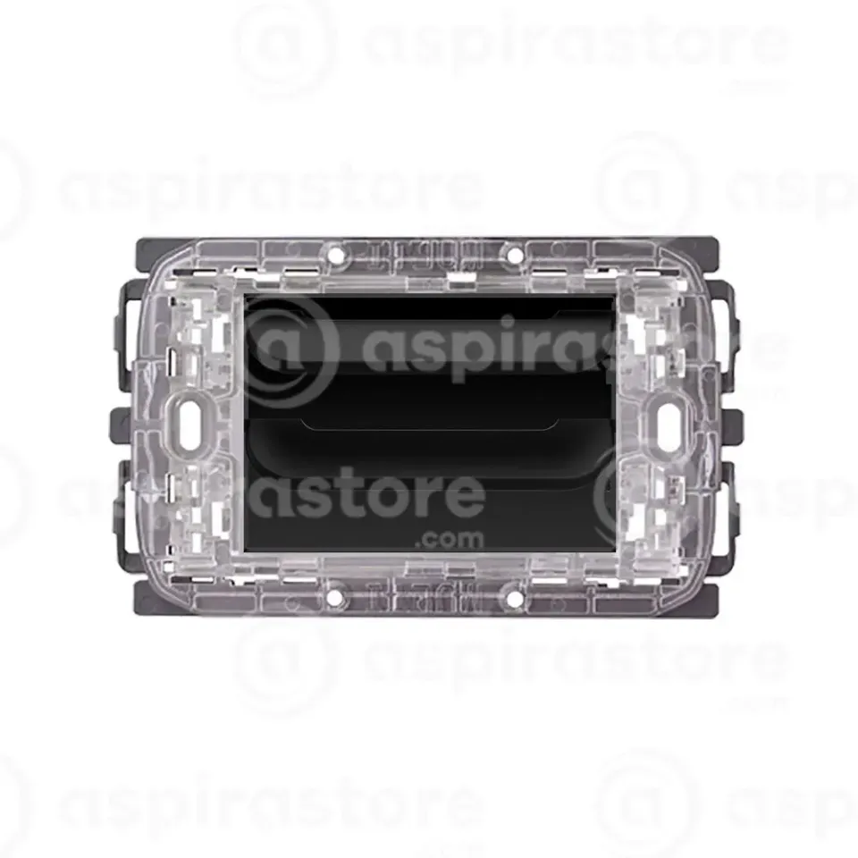 Disappair 503 Griglia VMC per Bticino LivingLight Nero Satinato
