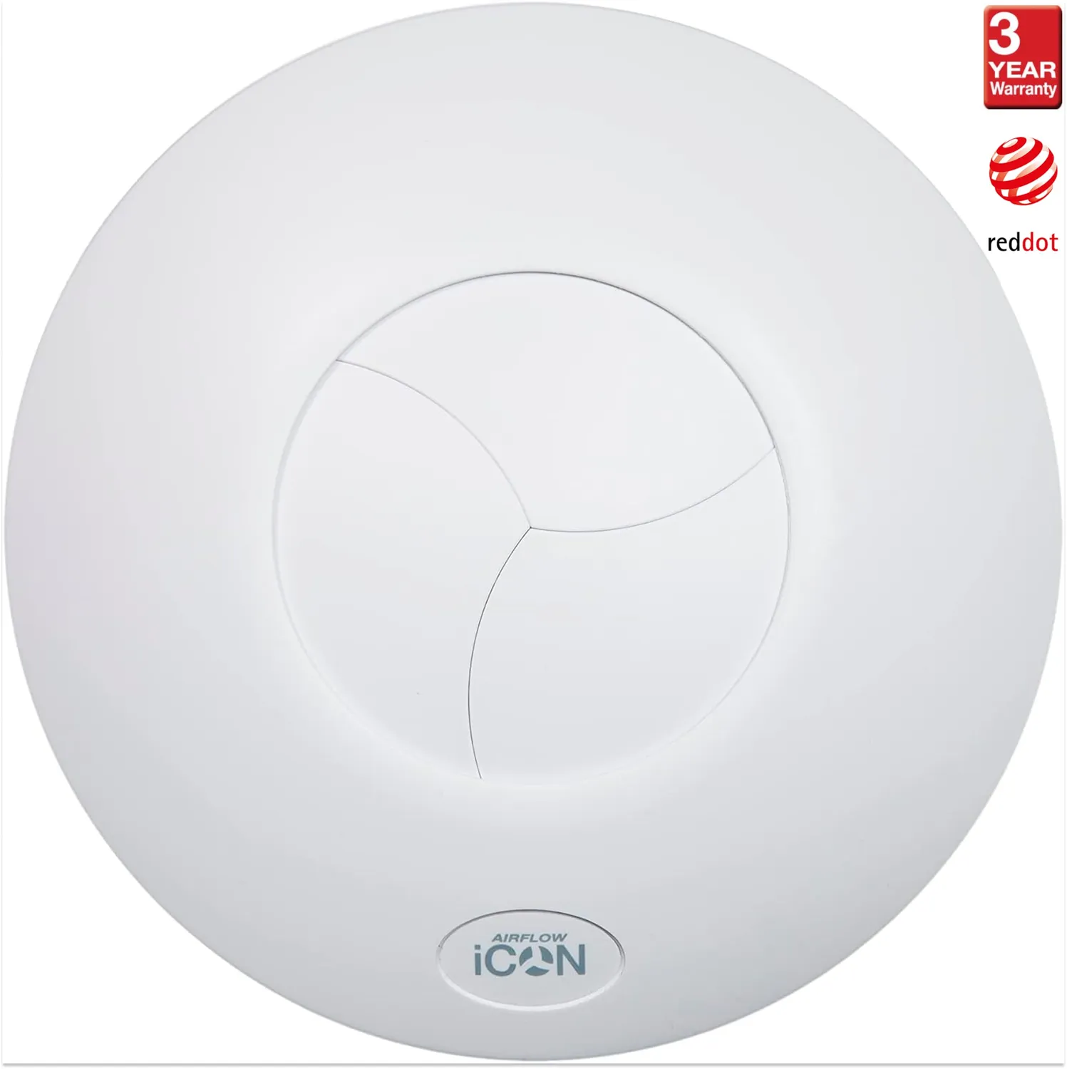 Airflow iCON 30 Aspiratore Bagno 100 mm Base 33 l/s