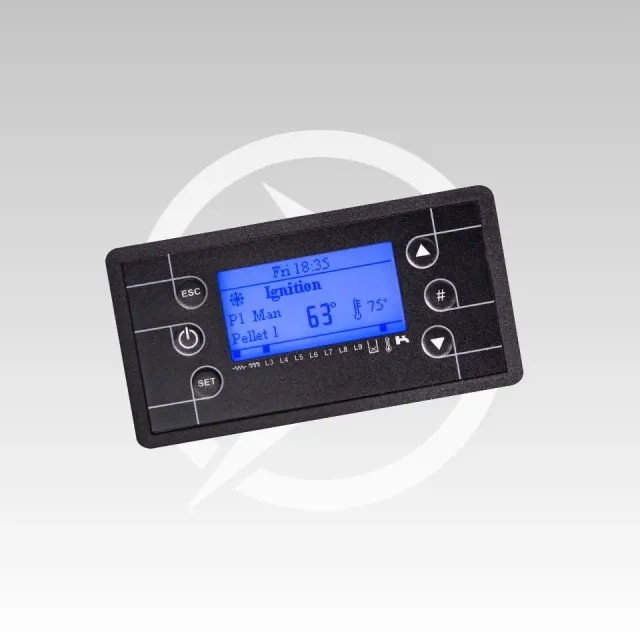 Tiemme LCD100 TME015 display stufe pellet canalizzabili