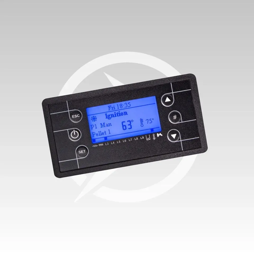 Tiemme LCD100 TME015 display stufe pellet canalizzabili