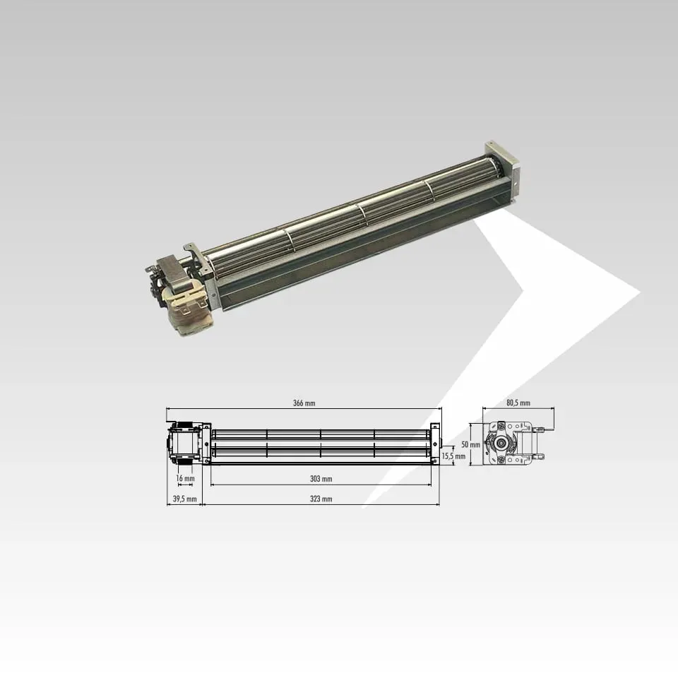 Trial THS30B3-002KK-S7 ventilatore tangenziale 303 mm
